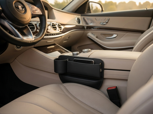 VELORA - Organiseur Voiture avec Porte-boisson